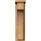 Ekena Millwork Huntington Smooth Corbel w/Backplate, Western Red Cedar, 5 1/2"W x 10"D x 22"H COR06X10X22HUN01SWR - alternate 2